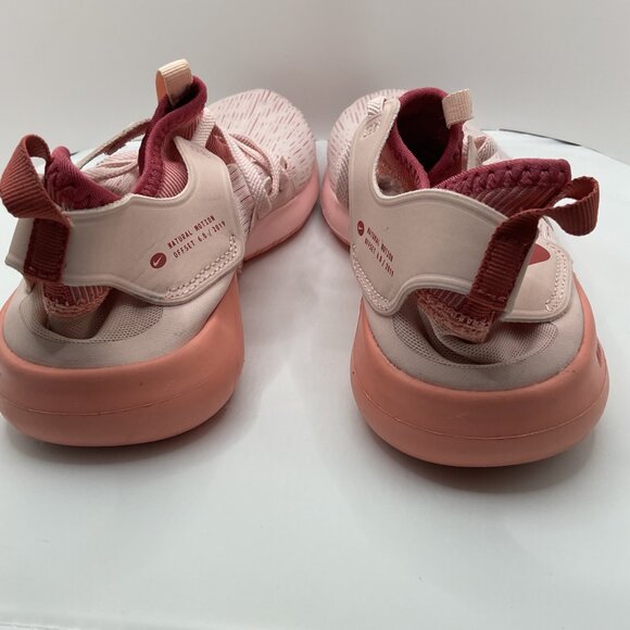 Nike Free Run Flyknit 2018 Womens Running Shoes US 9 Pink/Red Lightweight Breath - Picture 4 of 5